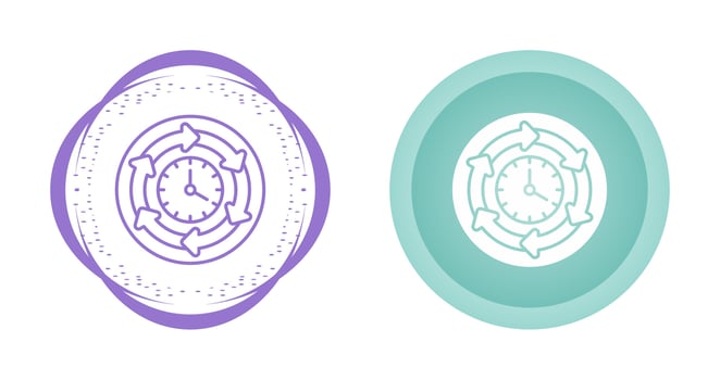 Processing Time Vector Icon