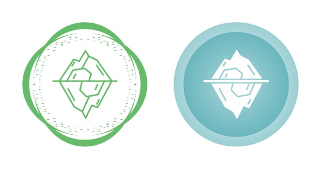 Iceberg Vector Icon