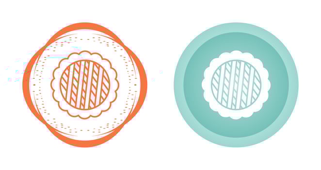 Pie Vector Icon