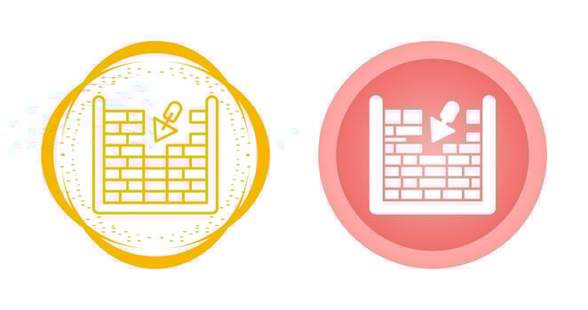 Masonry Vector Icon