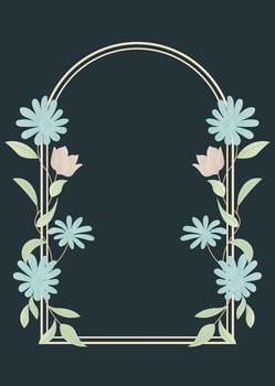 Floral Frame design vector