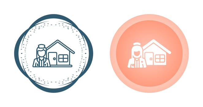 Nursing Home Vector Icon