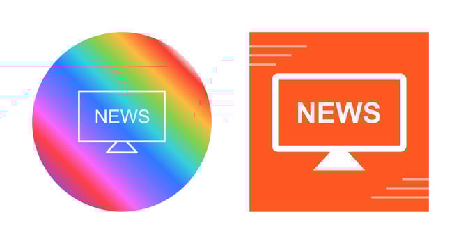 National News Vector Icon