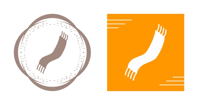 Warm Scarf Vector Icon