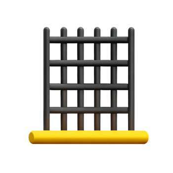 barbed wire 3d rendering icon illustration png