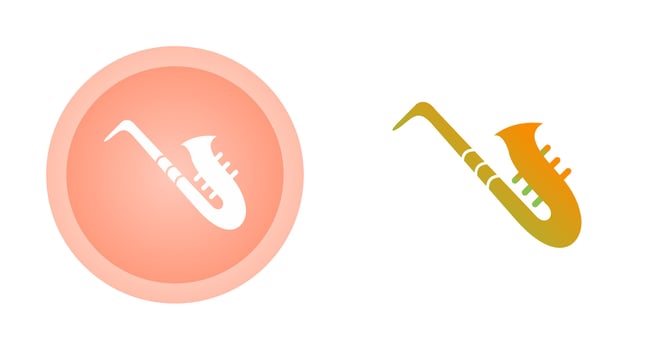 Saxophone Vector Icon