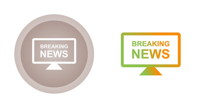 Anchors on News Desk Vector Icon