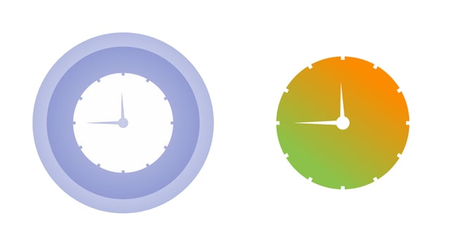 Wall Clock Vector Icon