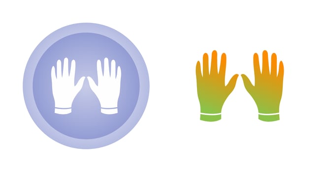 Gloves Vector Icon