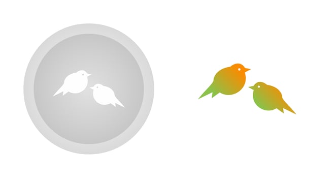 Little Birds Vector Icon