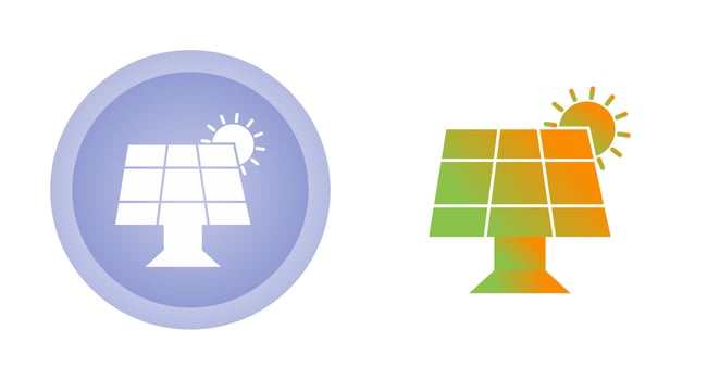 Solar Panel Vector Icon
