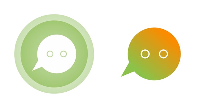 Message Bubbles Vector Icon