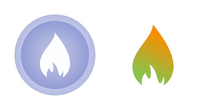 Flame Vector Icon
