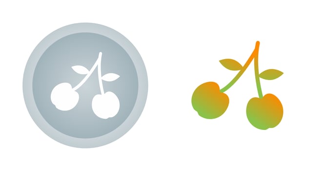 Cherry Vector Icon