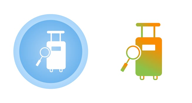 Find Luggage Vector Icon