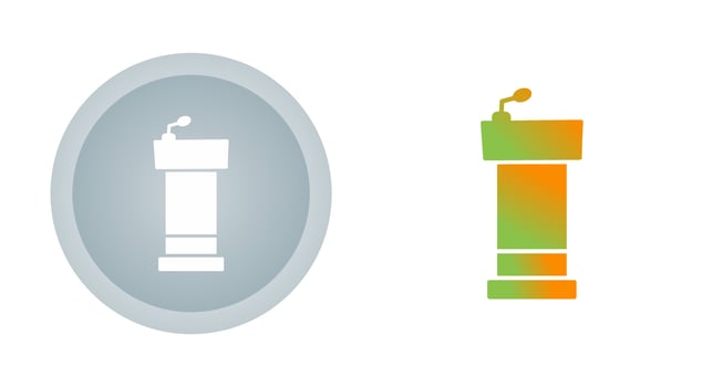 Podium Vector Icon