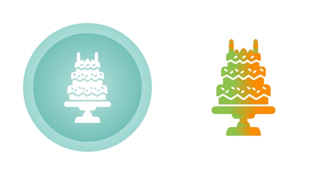Birthday Cake Vector Icon