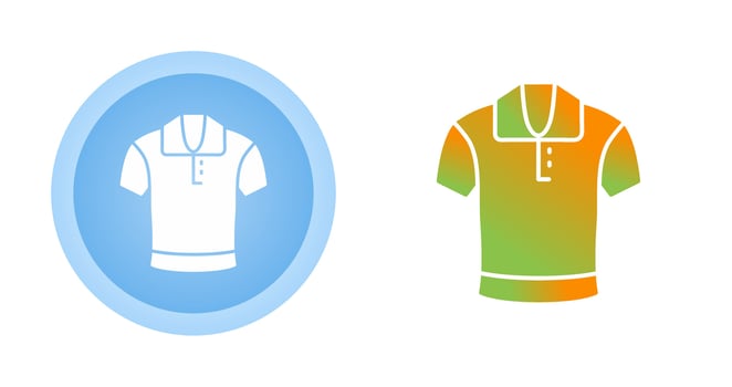 Polo Shirt Vector Icon