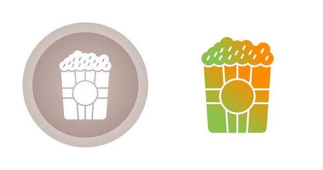 Popcorn Vector Icon