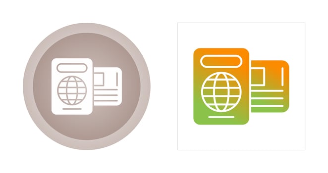 Passport Vector Icon