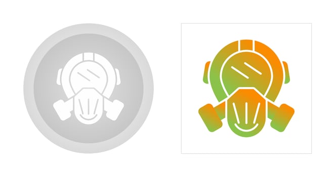 Gas Mask Vector Icon