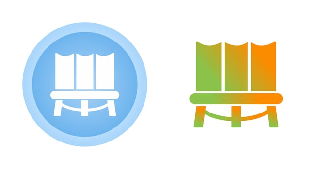 Trampoline Vector Icon