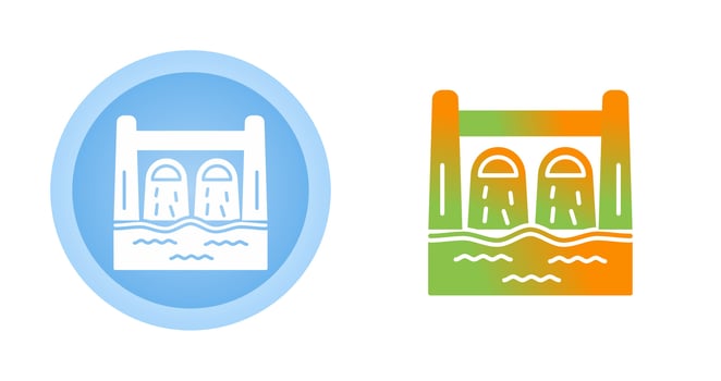 Dam Vector Icon