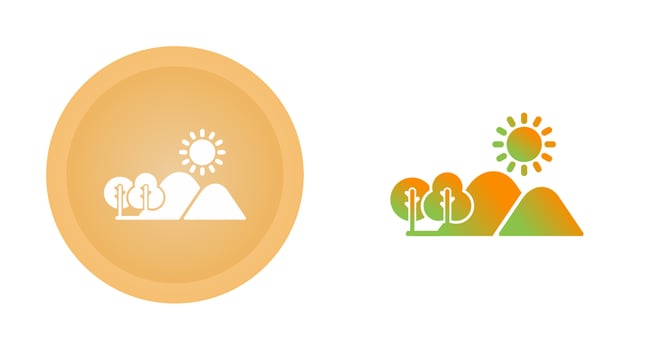 Hill Vector Icon