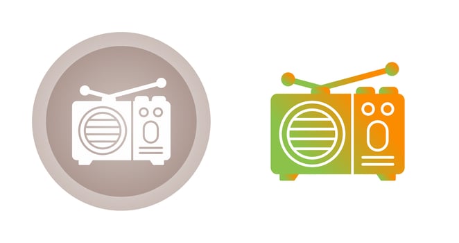 Radio Vector Icon