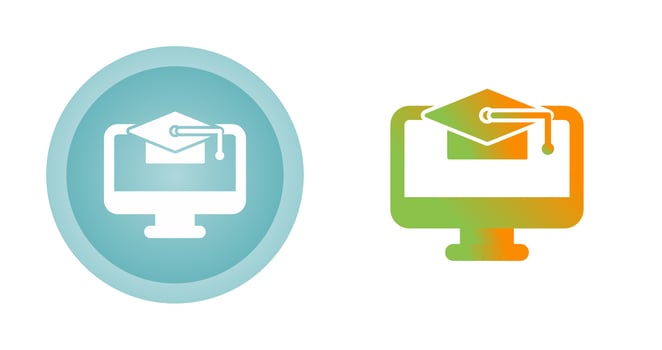 Online Education Vector Icon