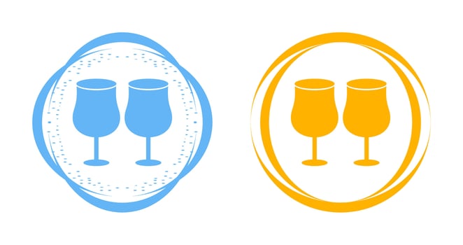 Party Glasses Vector Icon