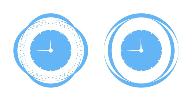 Wall Clock Vector Icon