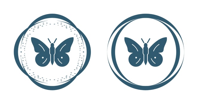 Butterfly Flying Vector Icon