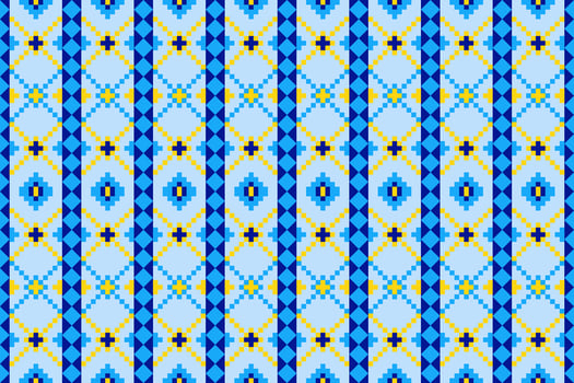 Ethnic traditional elegant ornamental multi colorful geometric pattern background design border textile print for texture,fabric,clothing,wrapping,carpet. vector
