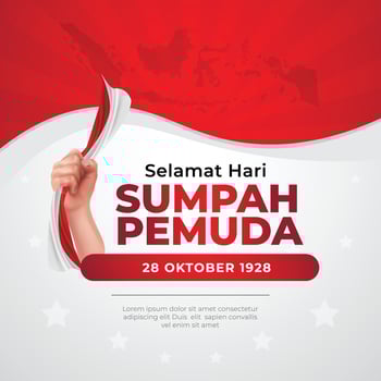 youth oath day spirit hands vector