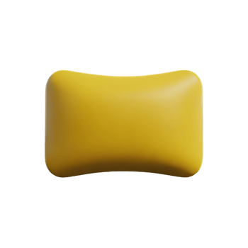 pillow 3d rendering icon illustration png