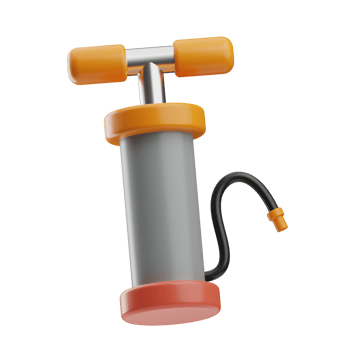 car service air pump 3d illustration png