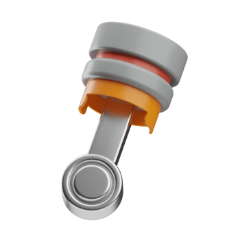 car service piston 3d illustration png