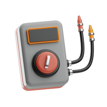 car service Electrical service testing 3d illustration png