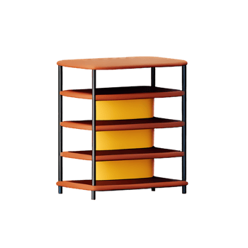shelf 3d rendering icon illustration png