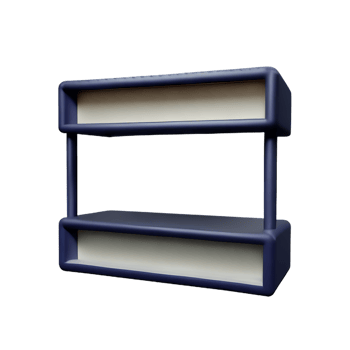 shelf 3d rendering icon illustration png