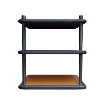 shelf 3d rendering icon illustration png
