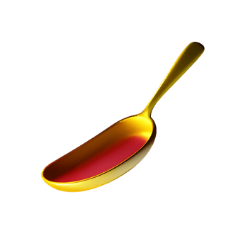 spoon 3d rendering icon illustration png