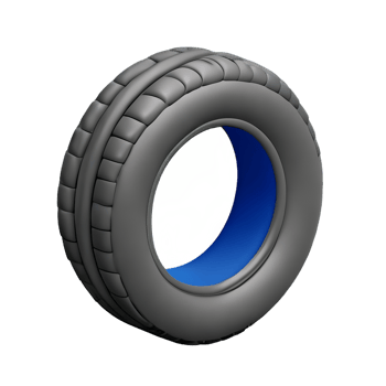 tire 3d rendering icon illustration png