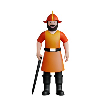 viking 3d rendering icon illustration png