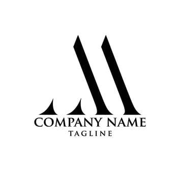 aa logo design vector