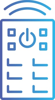 Remote Control Glyph Icon vector