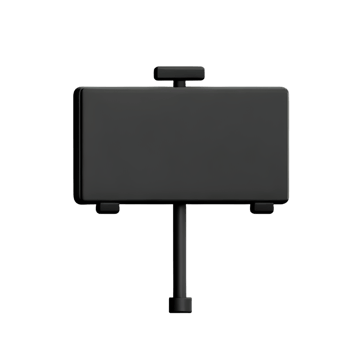 billboard 3d rendering icon illustration png