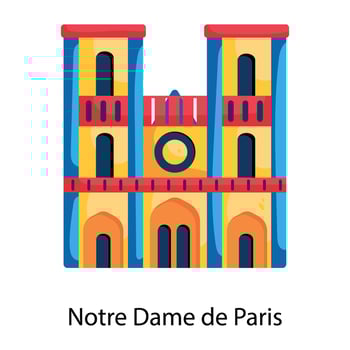 Notre Dame de Paris vector