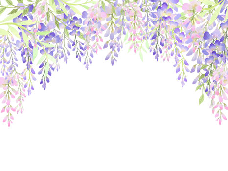 Petal Bud Blooming flower wreath frame border banner for template invitation greetings png